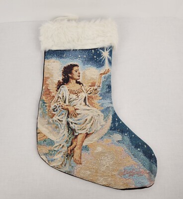 Innovative Design Group '' The Christmas Star'' Light Up Faux Fur X-Mas Stocking