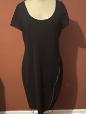 Express Women’s Pencil Black Dress Size Large Side Zipper