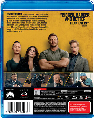 BRAND NEW Reacher Season (Blu-Ray, 2024) Series Two Jack Lee