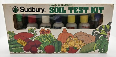 Sudbury Soil Test Kit Lawn Garden Plants Yard Flowers Shrubs Vegetables 1988
