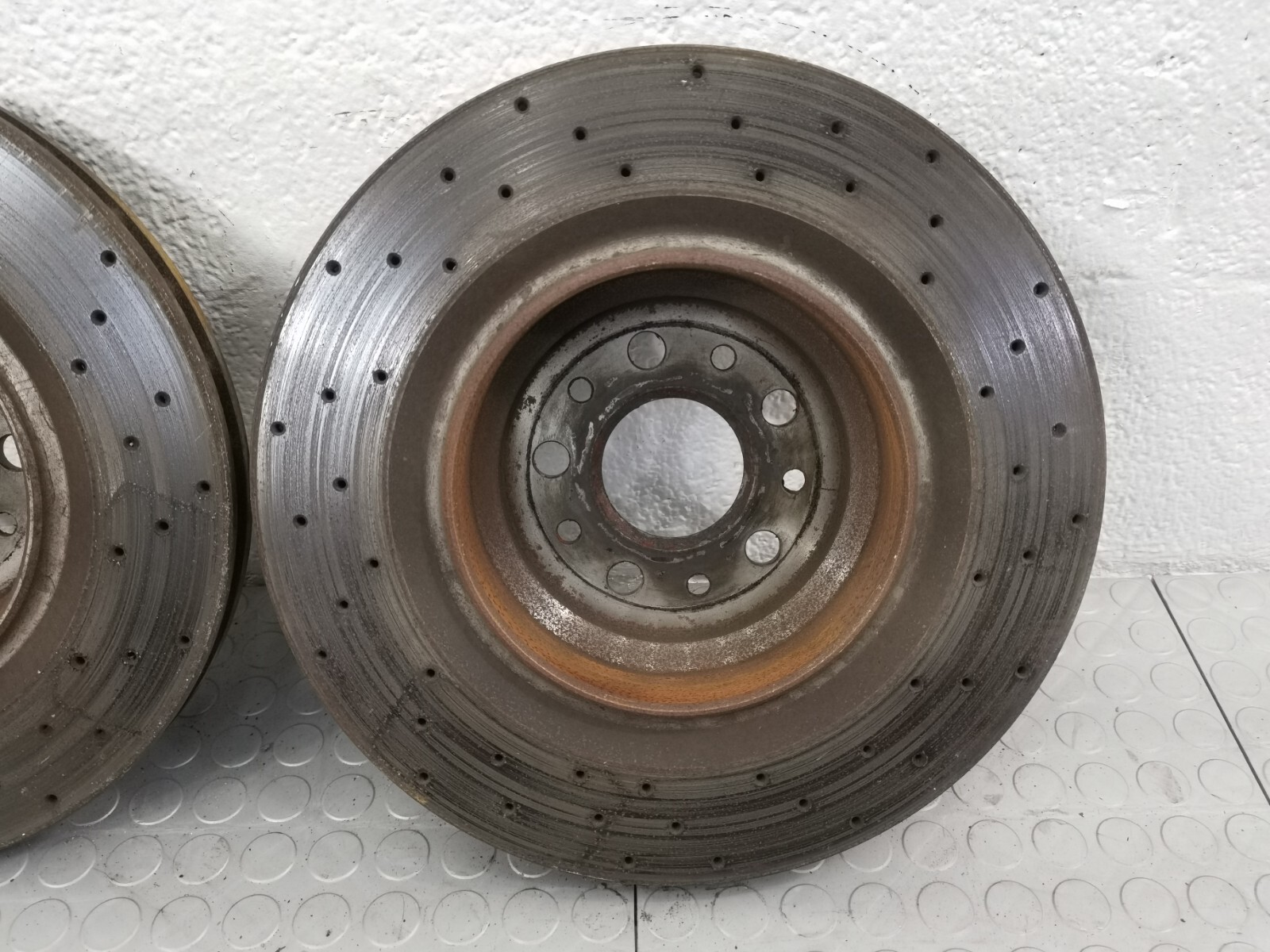 13- Maserati Ghibli S Q4 REAR BRAKE DISC ROTOR SET OF 2