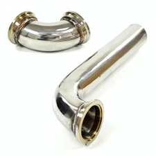 For Tial 44mm MVR44 Wastegate Exhaust Dump Pipe Elbow Adapter Inlet Outlet Tube
