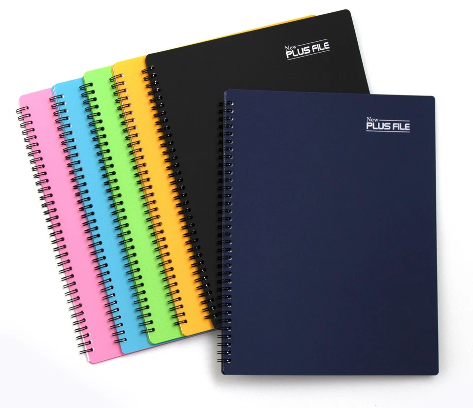 Plus File A4 Notenmappe 40 Seiten. Sichtmappe für Musiker, Schule & Home Office.