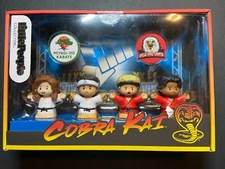 Little People Collector COBRA KAI Fisher-Price 4 Figure Set Series 1 DAMAGE BOX