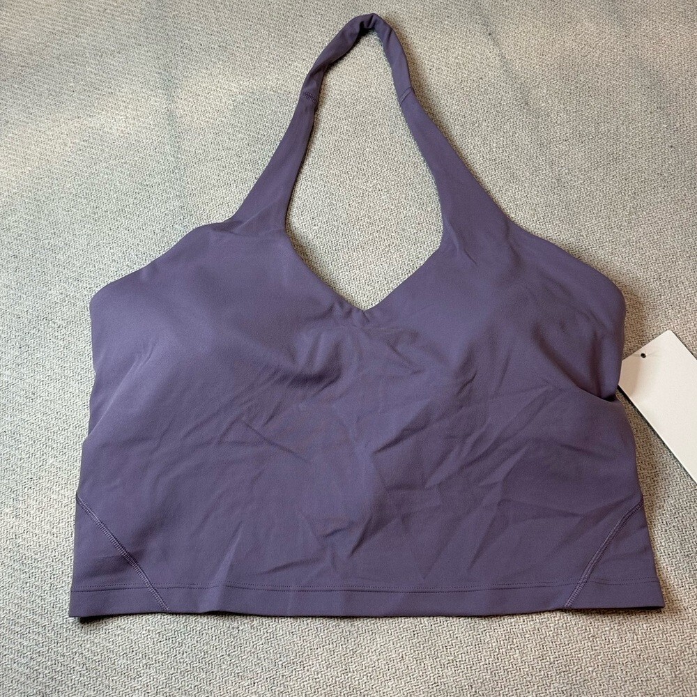 Lululemon Women’s Align Halter Tank Top Size 12 NWT $78 Purple Ash Rare image 5