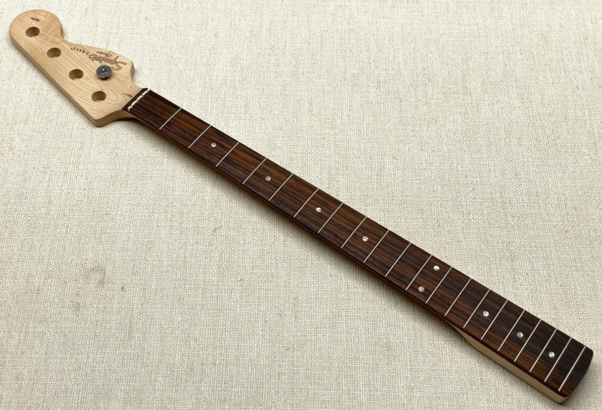 Squier P-Bass ネック Genuine Fender Squier Precision P BASS NECK Maple Electric
