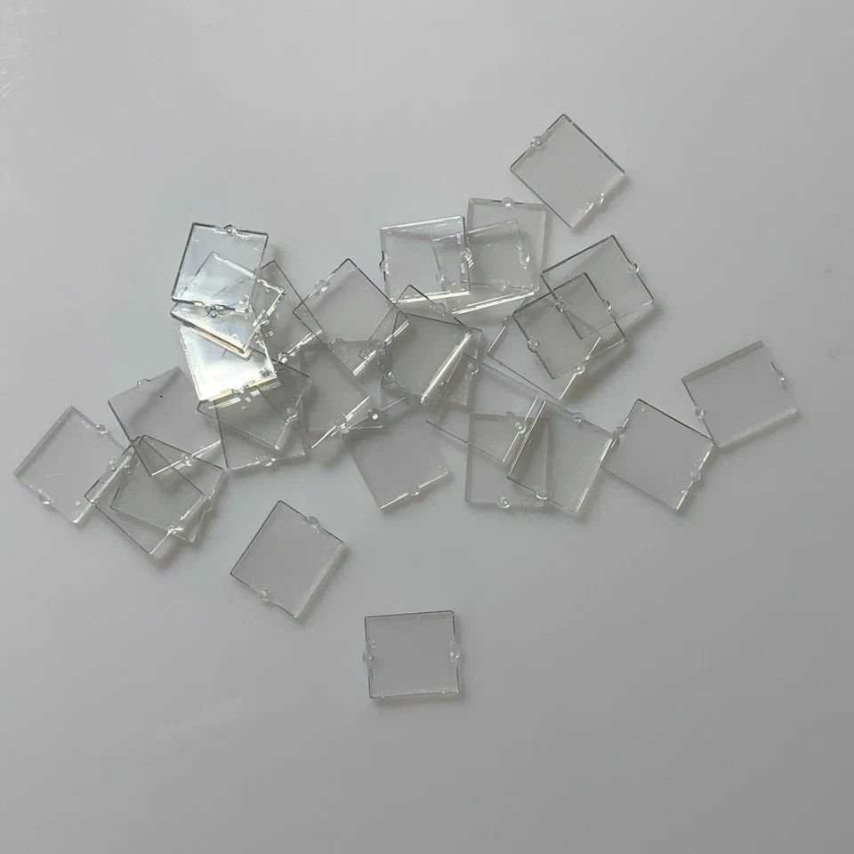 30 por lote NOVO LEGO vidro transparente para moldura janela 1X2x2 (35315/6254552) - Imagem 2 de 4