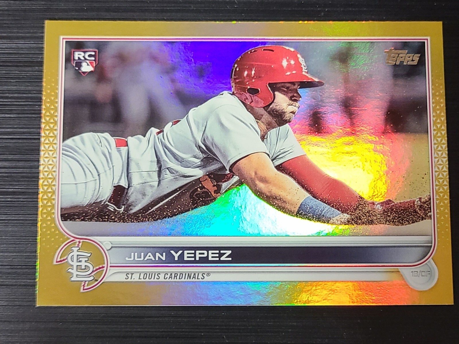 2022 Topps Series Two 2 Juan Yepez RC Gold Foil #506 St. Louis Cardinals Rookie