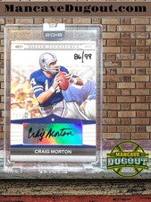 2016 Panini Honors–Recollection-Craig Morton #08DSS‑SS‑CM -86/99–Factory Sealed