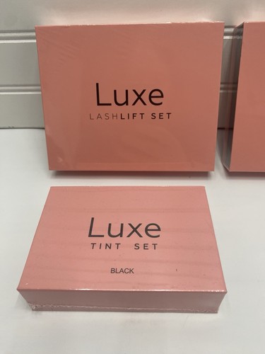 Luxe Cosmetics 2 Lash Lift Sets & Luxe Tint Set Black + Cleanser New & Sealed! - Picture 2 of 15