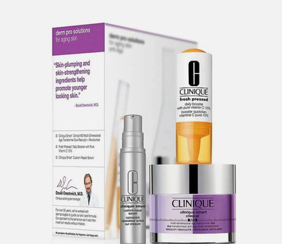 Clinique Derm Pro Solutions for Aging Skin Set NEW