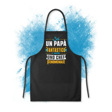 Idea regalo Festa del Papà - Grembiule Chef Fenomenale - Made in Italy
