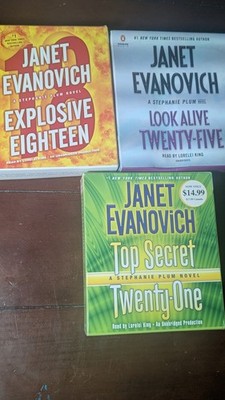 Janet Evanovich Lot Of 3 Audiobook CDs - Explosive Eighteen Plus Extras