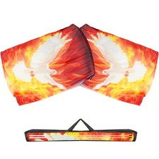 Baisdan 54"x45" Dove Worship Flags for Dance Church, Praise Dance Flags for W...