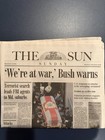 Desert Storm/Gulf War Original Newspaper Lot 1991 Front Pages "War in Gulf" — photo 2