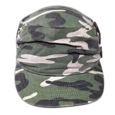 Cabela's Fitted Cadet/Military Army Cap Multicolor One Size Embroidered Camo
