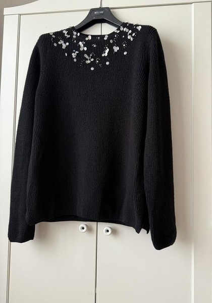 Women Escada Sweater Black Wool 38 / M / 46