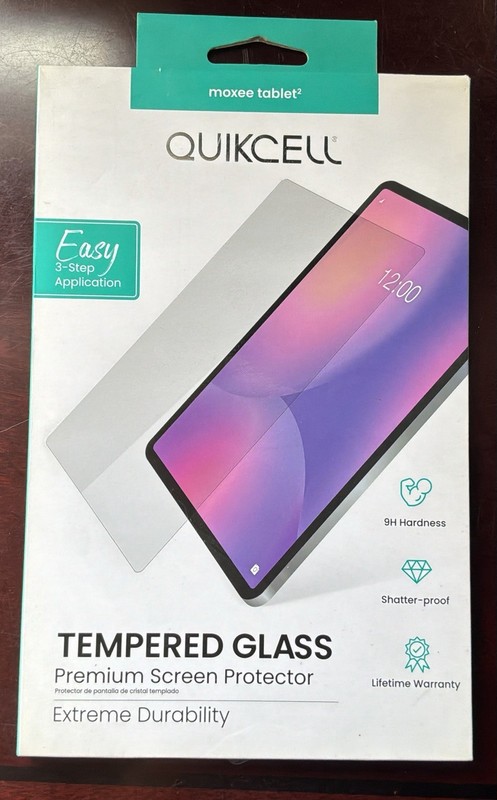 Quikcell Tempered Glass Premium Screen Protector Moxee Tablet2