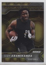 2023 Goodwin Champions Platinum Tortoise Shell /149 Israel Abanikanda Izzy 0nr3