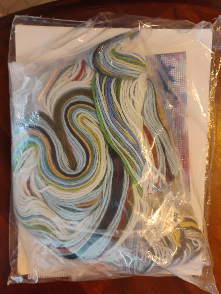 NIP Vintage Bucilla Petit Point Needlepoint Kit Lighthouse By Nancy Rossi - Image 2 of 2