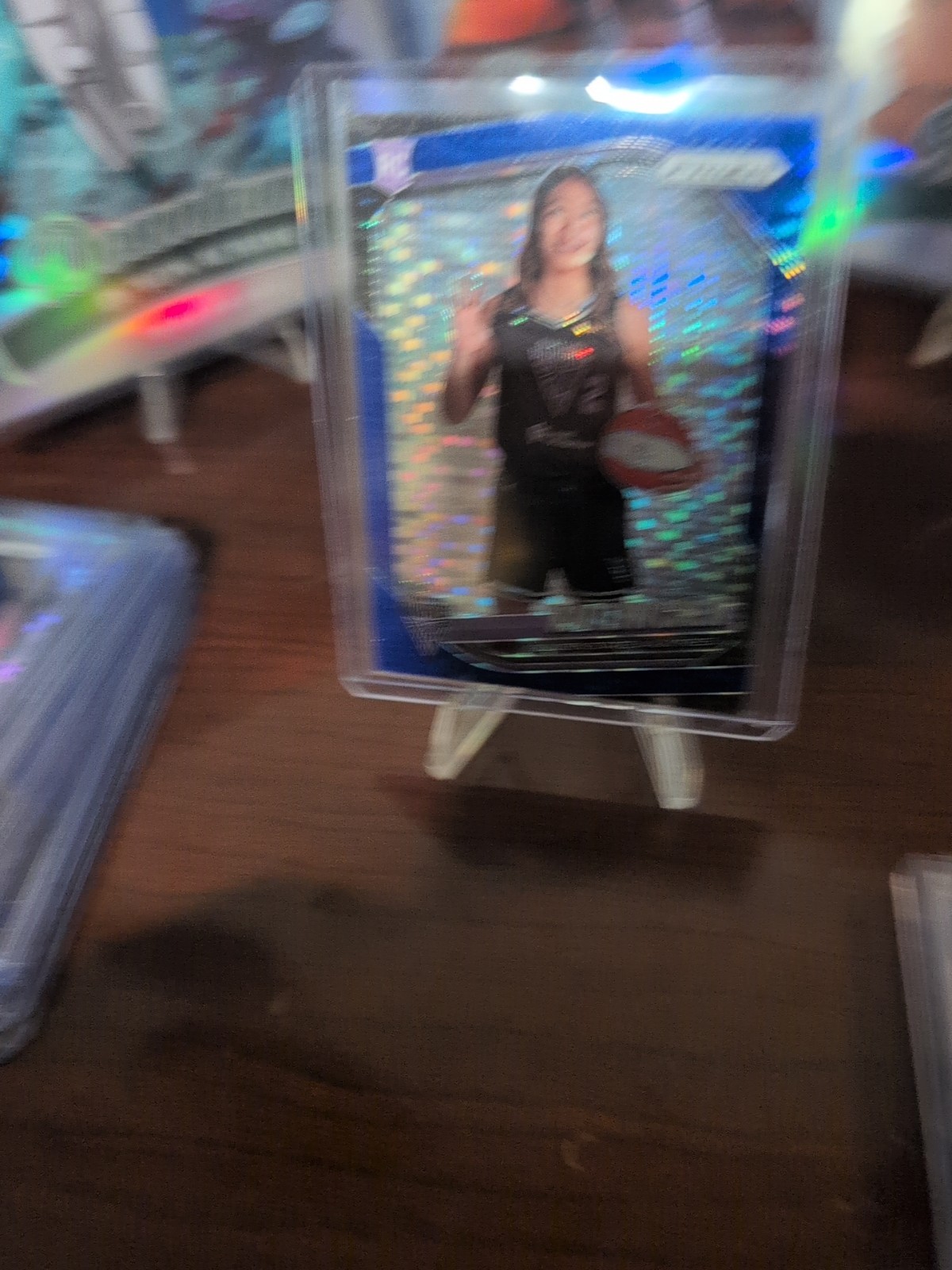 2025 Panini Prizm WNBA - Kaitlyn Chen #100 Blue Pulsar Prizm /199 (RC)