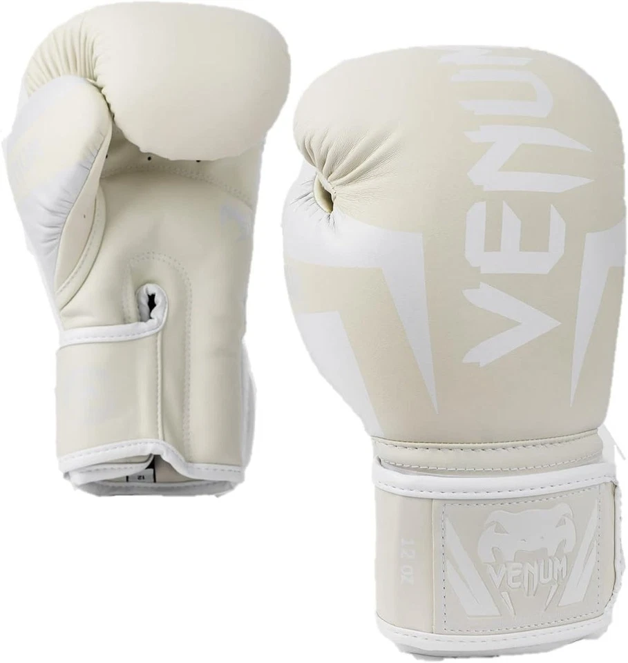 Guantes de Boxeo Venum Elite Calidad Premium Negros 16 OZ Hombres/Mujeres Envío Gratis EE. UU. Foto 3 de 4