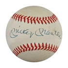 Mickey Mantle New York Yankees Autographed OAL Baseball JSA Holo