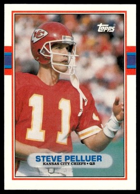 1989 Topps Traded Steve Pelluer Kansas City Chiefs #62T