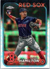 2024 Topps Chrome Logofractor Edition #49 David Hamilton Boston Red Sox