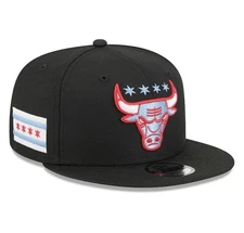 New Era Chicago Bulls Snapback Hat Match Jordan 4 Travis Flag