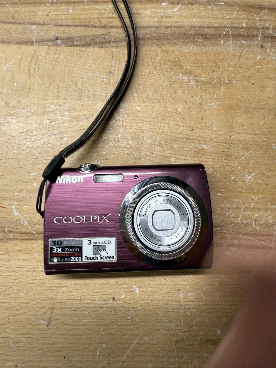 L) Purple Nikon Coolpix S230 (camera onlY) *FOR PARTS/REPAIR* | eBay