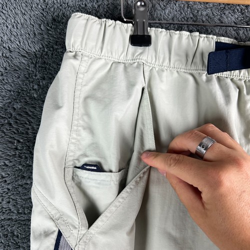 Vintage Abercrombie & Fitch Trousers Mens Large Cargo Paratrooper Convertible AF - Picture 5 of 16