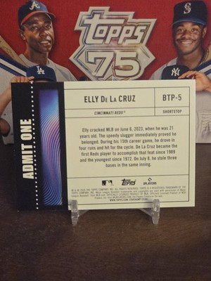 2026 Topps Series 1 Big Ticket Player Elly De La Cruz Cincinnati