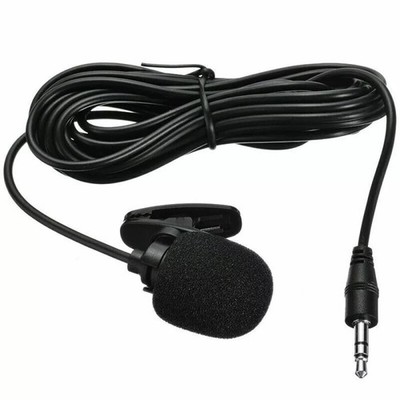 Universal 3.5mm External Microphone for Android Car Stereo Radio BT GPS Audio