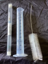 One Set Triple Scale Alcohol Hydrometer and Test Cylinder for Home Brew, Wine