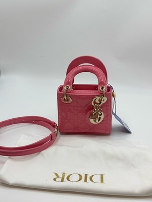 Dior Pre-Owned Authentic Luxury Handbag Fuchsia Free Tracked Shipping