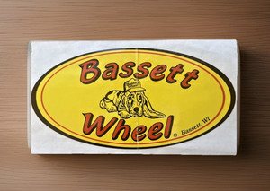 Vintage Bassett Wheel Racing Decal Sticker Bassett WI Dirt Track NASCAR Unused