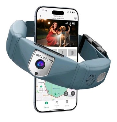BRAND NEW (sealed) - Smart Pet Collar FetchLink C10  4G   powered alarm push