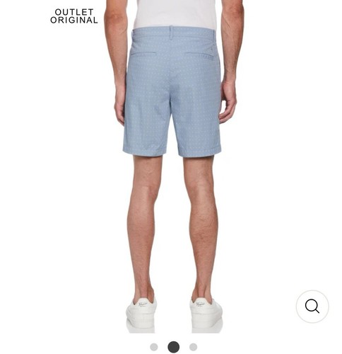 Original Penguin Crosshatch Slim Fit Shorts Blue 36 8” Inseam NWT - Picture 5 of 5