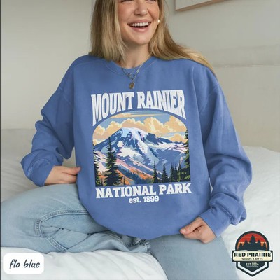 Mount Rainier National Park Sweatshirt PNW Hiking