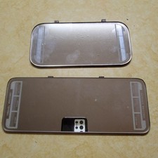 Vintage Rearview Mirror Set W Travel Service Record 1950s Gm Era Accessory