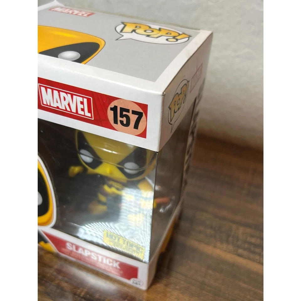 Funko Pop! Juguete Marvel exclusivo Deadpool Stingray 156 y Slapstick 157 Hot Topic Foto 4 de 4