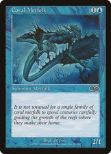 [MTG] Coral Merfolk (067) (USG) HP-DMG