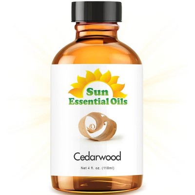 Best Cedarwood Essential Oil 100% Purely Natural Therapeutic Grade 4oz