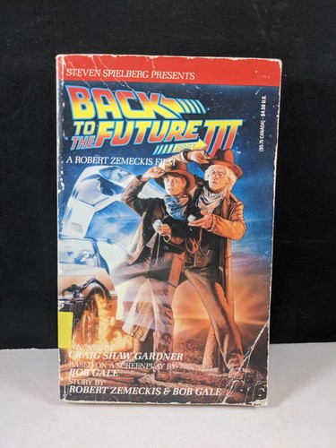 1990 Movie Tie In VTG BACK TO THE FUTURE III Part 3 Book Craig Shaw Gardner