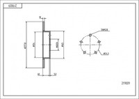 Hart Tarcze III 2X Bremsscheiben Ø 278 Voll FüR Nissan Primera Hatchback