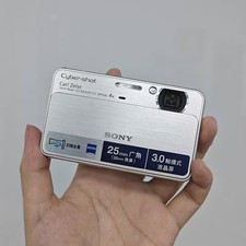 Sony Cyber-shot DSC-T99 Silver 14MP 4x Zoom Touchscreen Camera English Test Good