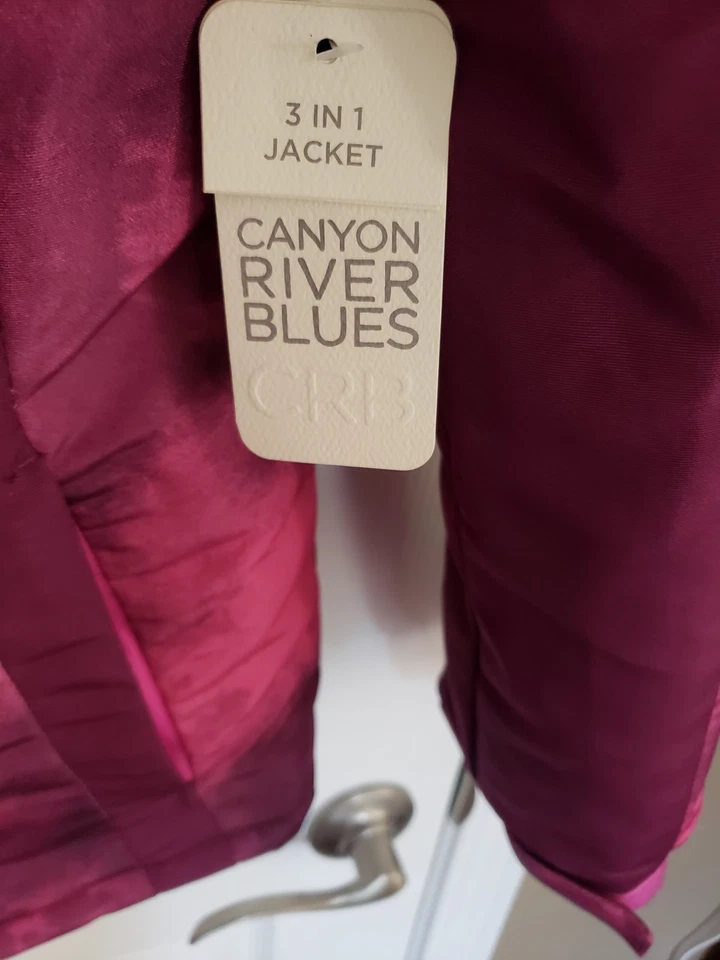 Brand New Women's/Girls Canyon River Blues Hooded Winter Ski Jacket Size L 14 - Image 3 of 4