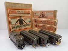 Vintage 1928 Prewar Lionel O Outfit No.97E 251E Electric Engine & Passenger Set