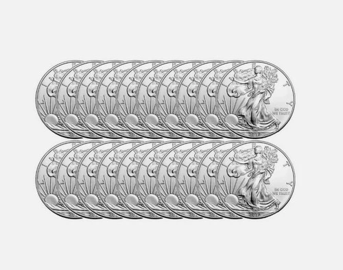 2017 1 oz. American Silver Eagle - Roll of 20 Coins | GEM BU